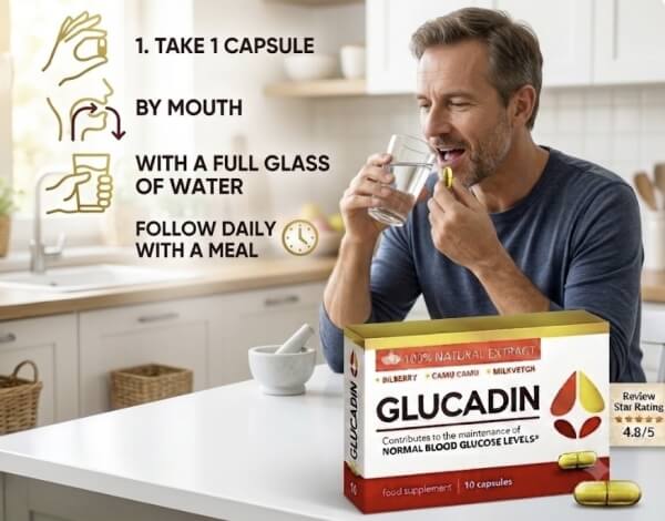 Kaip vartoti „Glucadin“ – vartojimo instrukcijos Kaip vartoti „Glucadin“ – vartojimo instrukcijos