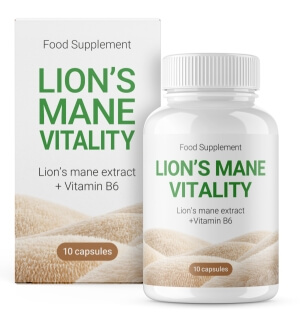 Lion's Mane Vitality Kapsulės Lietuva